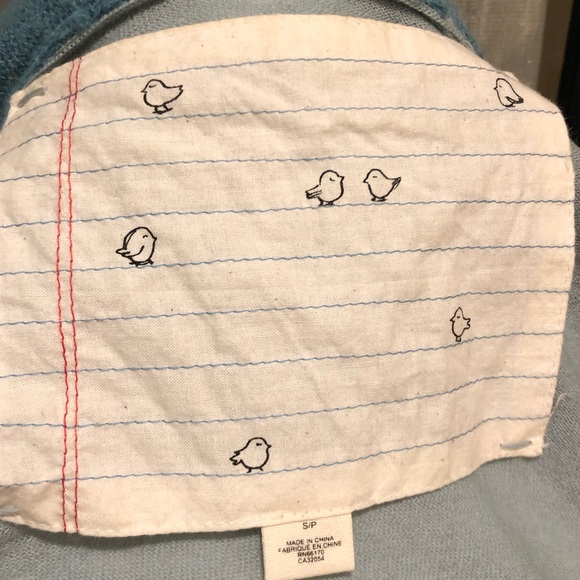 Anthropologie light blue and teal cardigan sweater - Picture 5 of 7